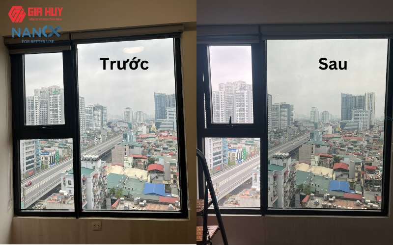 Giấy dán kính 1 chiều