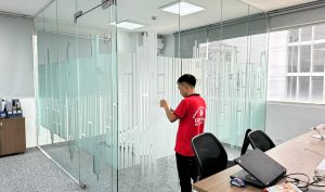 decal dán kính mờ