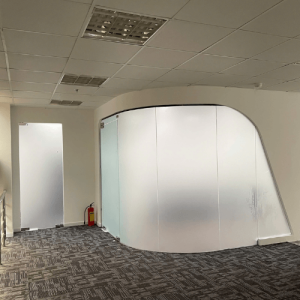 decal dán kính mờ trơn