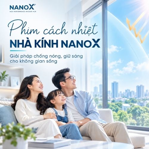 Dịch vụ dán phim cách nhiệt NanoX Hàn Quốc cho nhà kính chính hãng