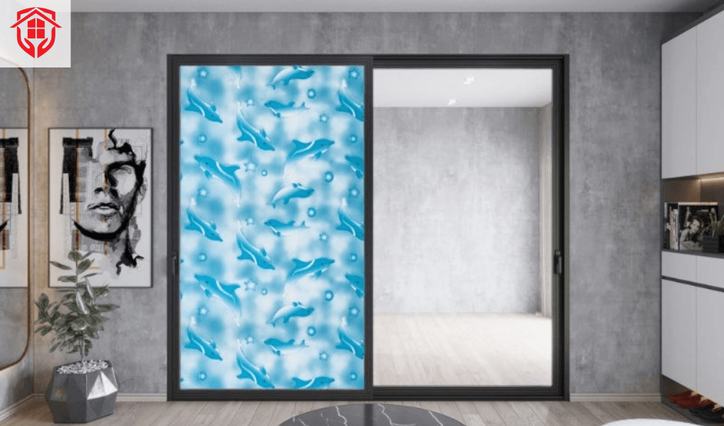 Decal dán kính phòng tắm