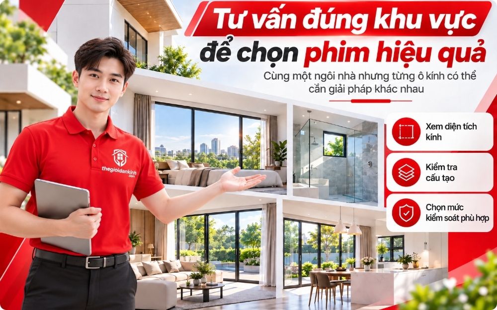 Tư vấn chọn phim cách nhiệt nhà ở hiệu quả