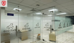 decal mờ dán kính