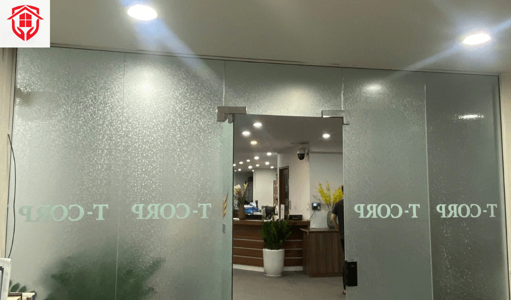 decal mờ in logo