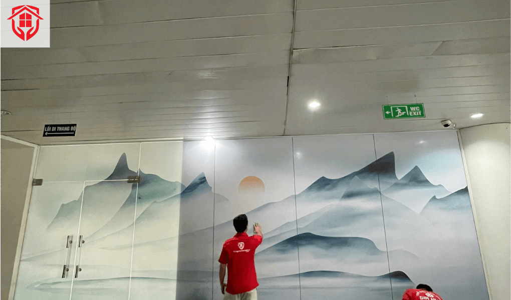 decal trắng dán kính
