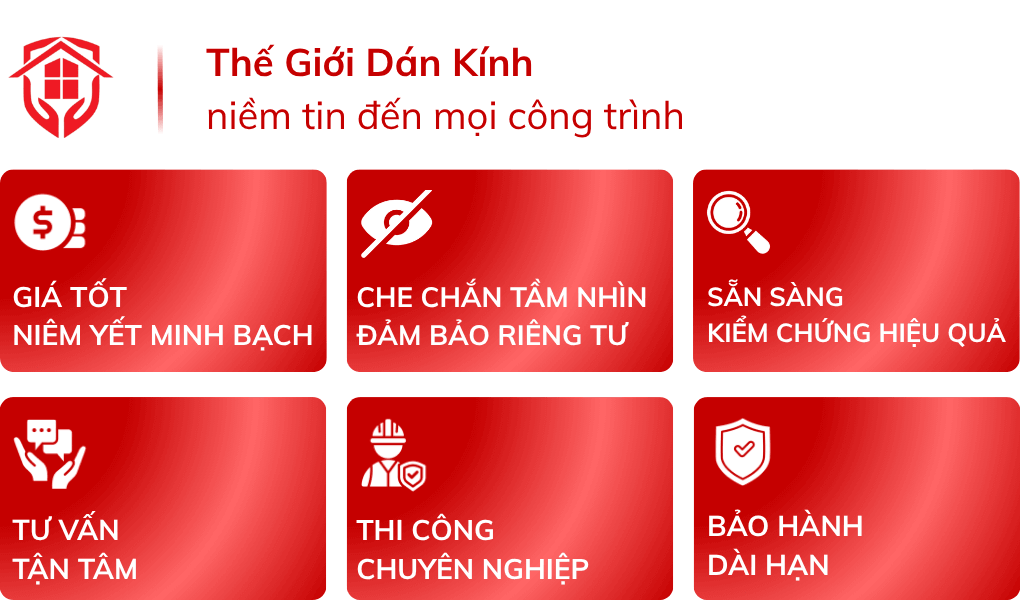 Dịch vụ dán decal mờ chuyên nghiệp chất lượng tại Thế Giới Dán Kính