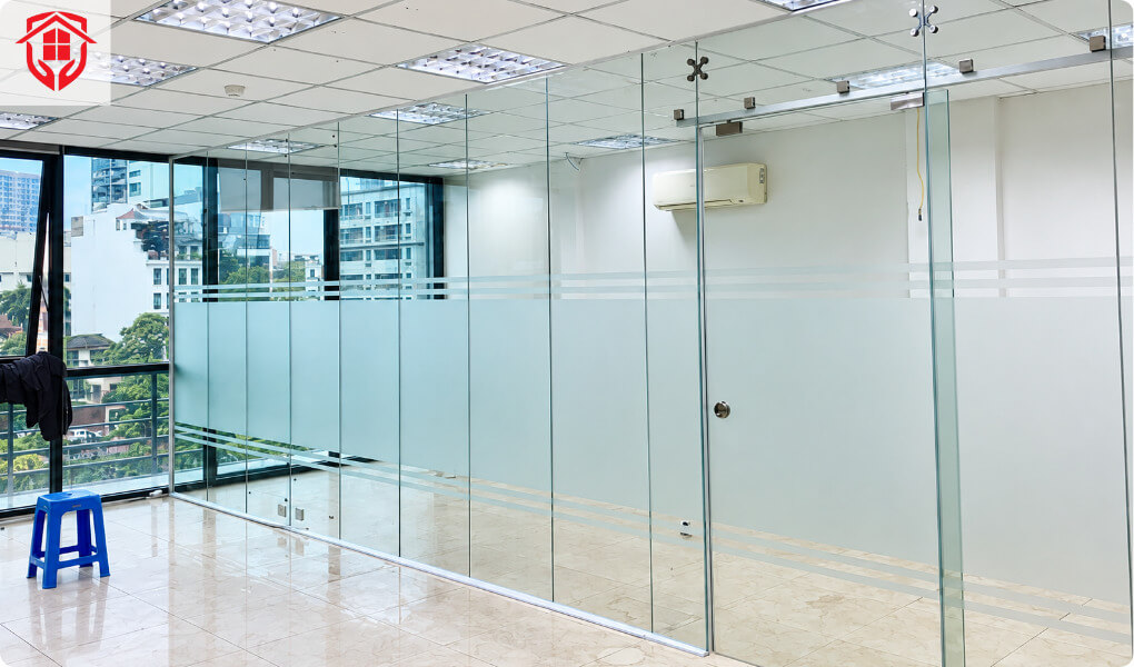 Decal mờ dán kính kẻ line