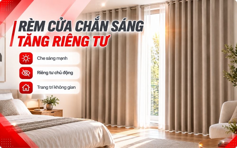 Rèm cửa giúp tăng sáng tạo riêng tư trang trí cửa