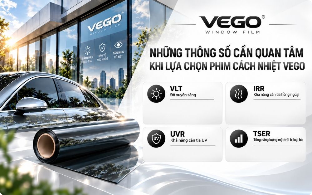 Thông số quan trọng khi lựa chọn phim cách nhiệt 